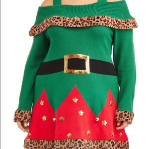 Ugly sweater Christmas dress